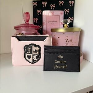 Juicy Couture Queen Of Everything Pink and Chocolate Wallet Set